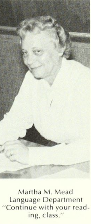 Martha Mead - 1974
